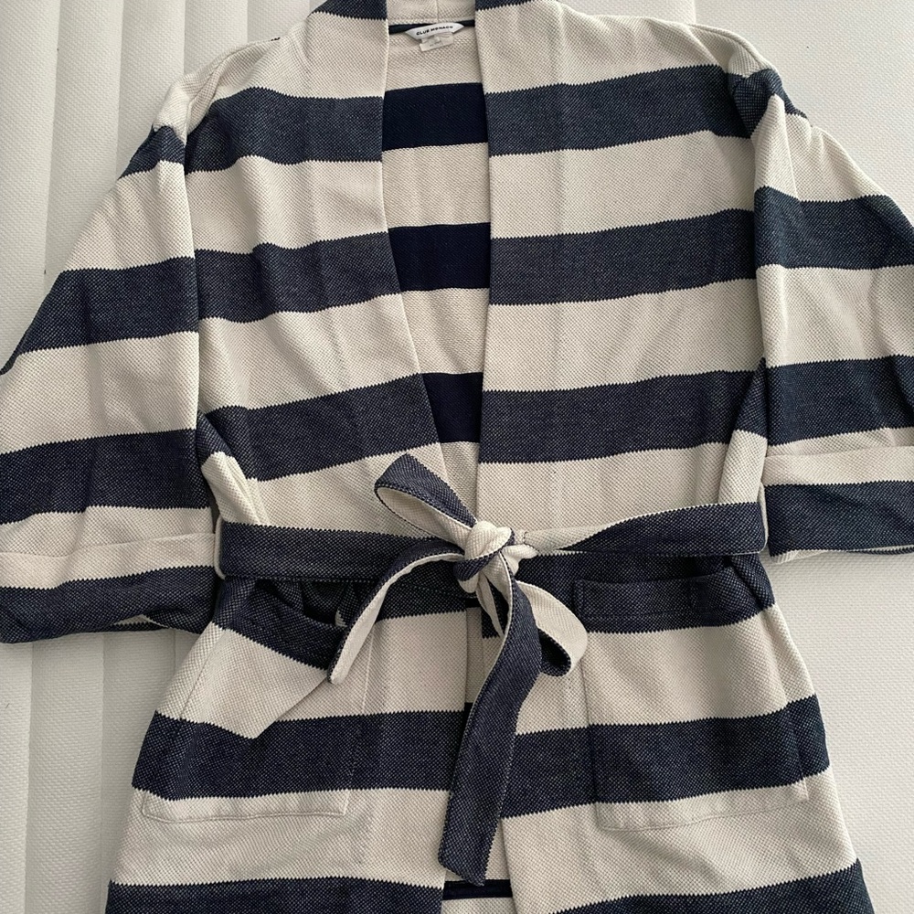 Club Monaco cotton open blazer/cardigan